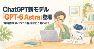 投稿についてもっと詳しく ChatGPT新モデル「GPT-6 Astra」登場｜資料作成やパソコン操作はどう変わる？